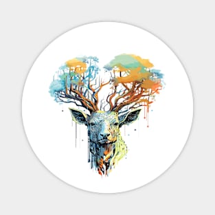 Stag Deer Animal World Wildlife Beauty Adventure Magnet